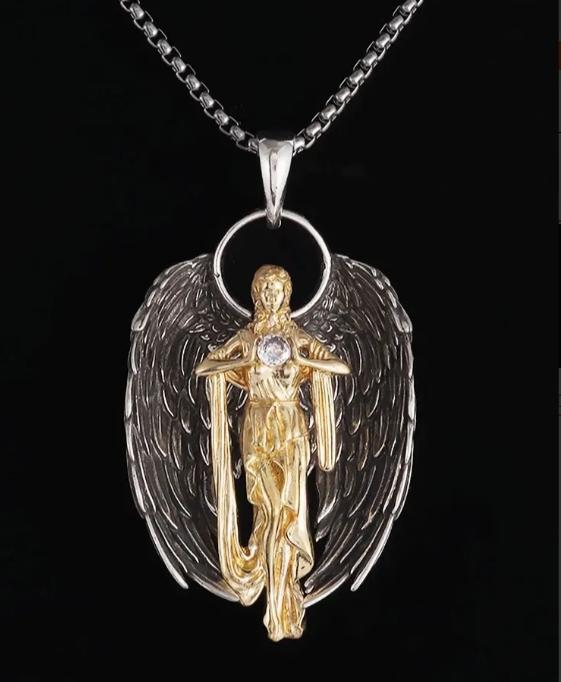 Vintage Pendant Fashion Necklace Redemption Bright Angel Necklace
