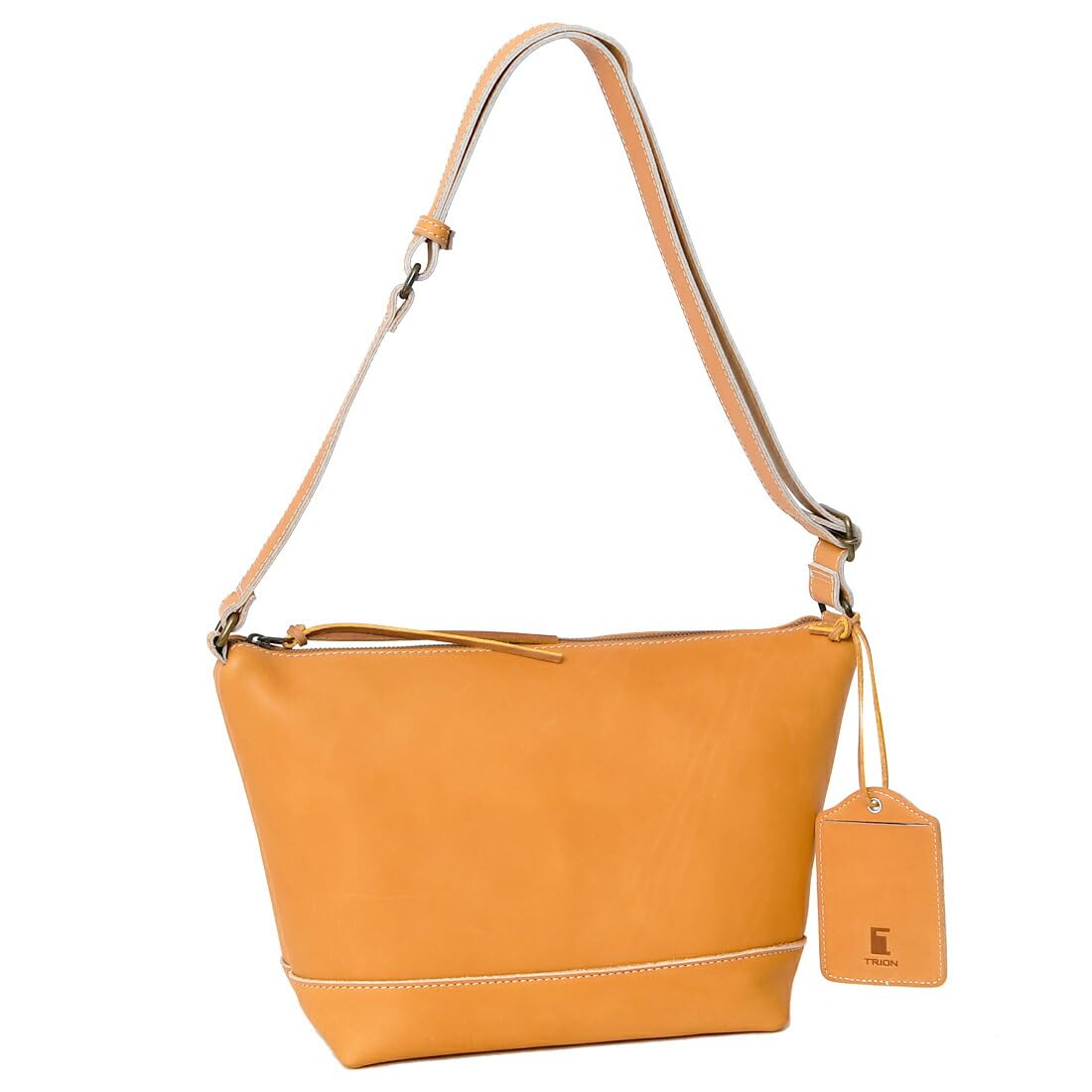 

GA136 Shoulder Horizontal B5 Size Zipper Tan [Tryon] Bag, Type, Compatible, Closure, Men s