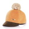 Autumn and winter children's hats light board fashion boys rabbit hairball baseball cap girls cap baby equestrian hat tide