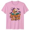 Spooky Season Halloween Holidays Skull Unisexs Unisexs Graphic Tee