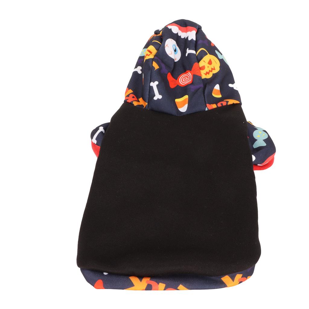 Dog Halloween Shirt Cute Stylish Pet Halloween Hooded Clothing for Halloween Cosplay Costume Party