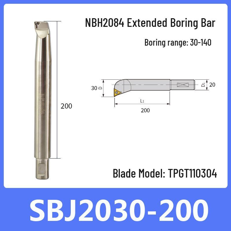 NBH2084 Fine Adjustment Boring Head Set with NBJ16 Offset and Fine Boring Bar