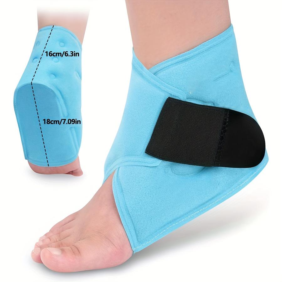 1pcs Ankle Ice Pack Wrap/ Cold or Hot Reusable Gel Cold Compression for Foot, Ice Wrap for Feet, for use on Feet and Ankles