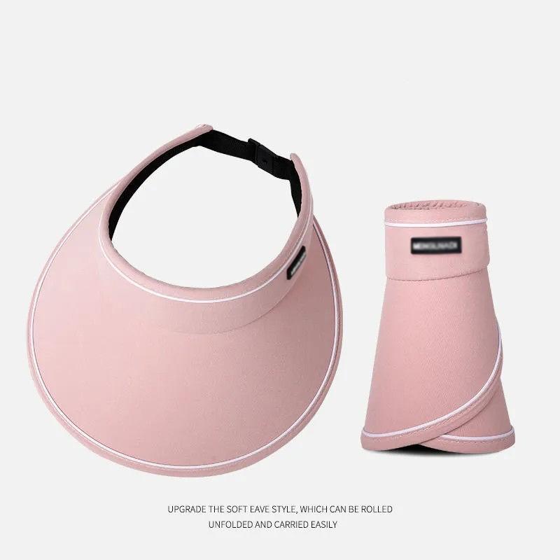 Eimer-Hut, Reise-Strand-Stil, Sonnenschutz, Sommer, breite Krempe, Visier, Sonnenschutz mit elastischem Band, atmungsaktiv, faltbar, Panama-Kappe