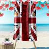 Union Jack Newsprint Design A must-have beach towel for beach travel