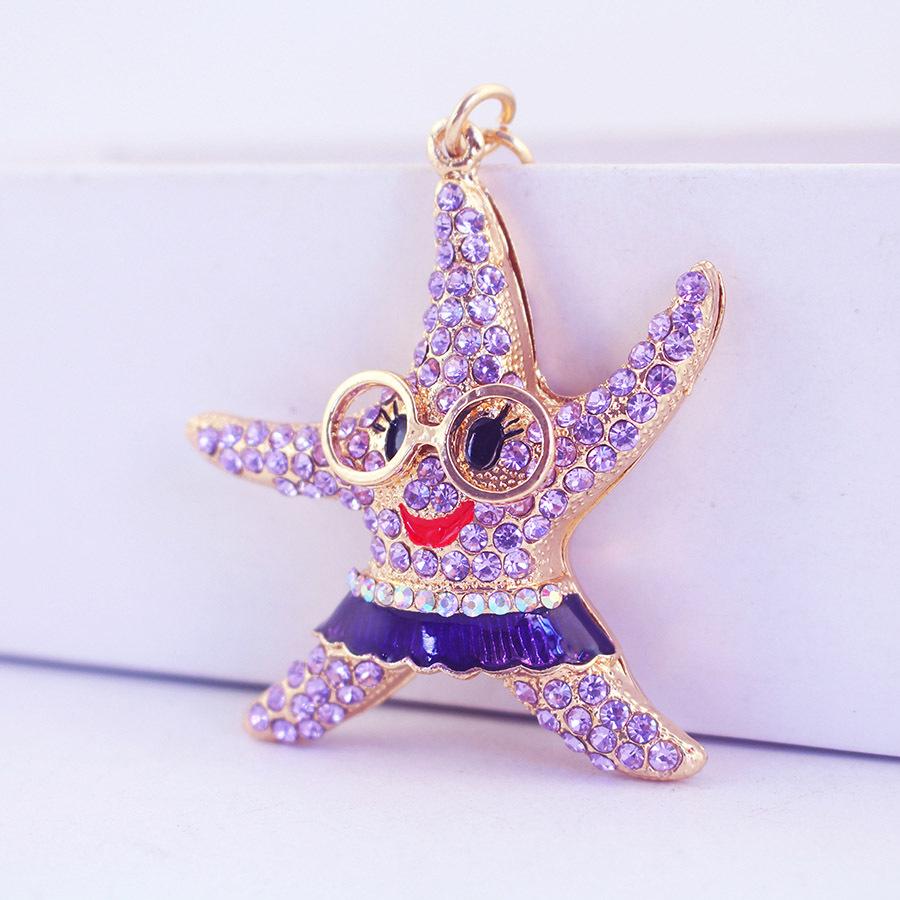 

Красочный брелок-шарм в виде морской звезды