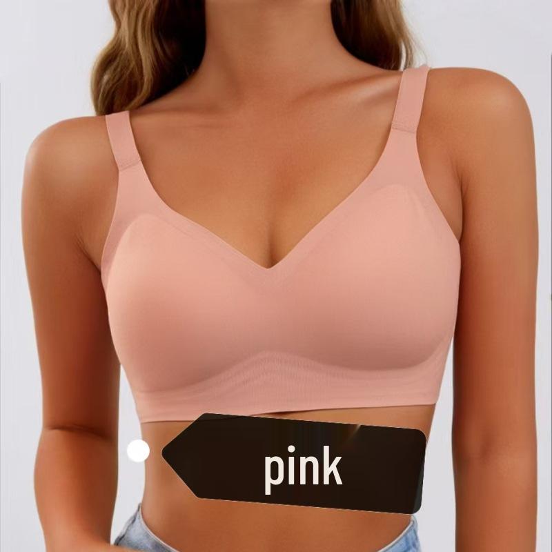Women's Plus Size Seamless Sports Bra: Anti-Sagging, No Underwire, Slimming Design for Large Busts