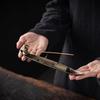 Zen Old Man Fishing Boat Incense Holder - Japanese Style Metal Incense Burner & Ash Catcher, Meditation Decor, Unique Ornaments