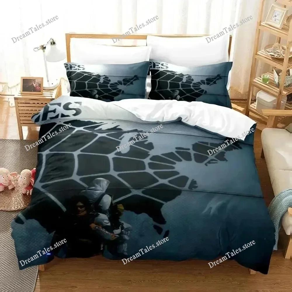 Game Death Stranding Bedding Set Boys Girls Twin Queen Size Duvet Cover Pillowcase Bed Kids Adult Home Textileextile Luxury Gift