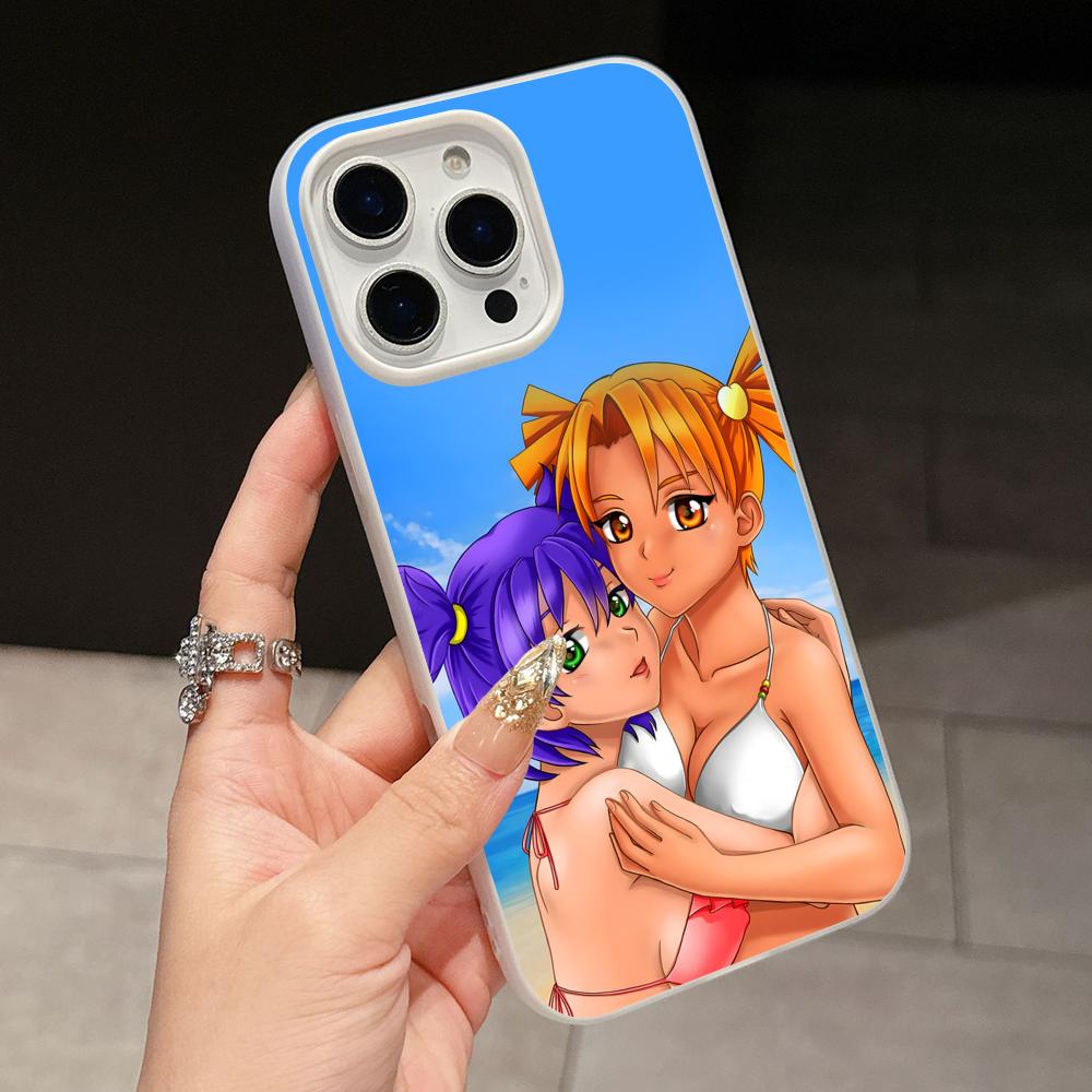 Everlasting Summer Alisa Jelly Double layer White Mobile Phone Case for iPhone 17 16 15 14 13 12 11 Air Pro Max Plus Protective
