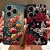 Luxury Matte Silicone Soft Case For Tecno Spark 20 20Pro 20 Pro+ 4G 5G Spark 20C KJ7 KJ6 KJ5 BG7 Capa Flower Loving Heart Cover