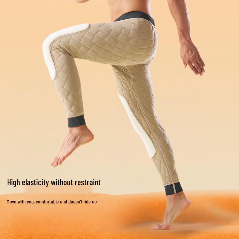 MaoRen Men's 100% Wool Thermal Winter Pants