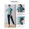 Fitness Morning Running Quick-Drying High-End Sports Suit  Spring And Summer Professional Gym Loose Yoga Clothes