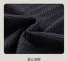 [Sheep Wool&Texture Jacquard] Spring and Autumn New Skin Friendly Breathable Men's Polo Knitted Collar