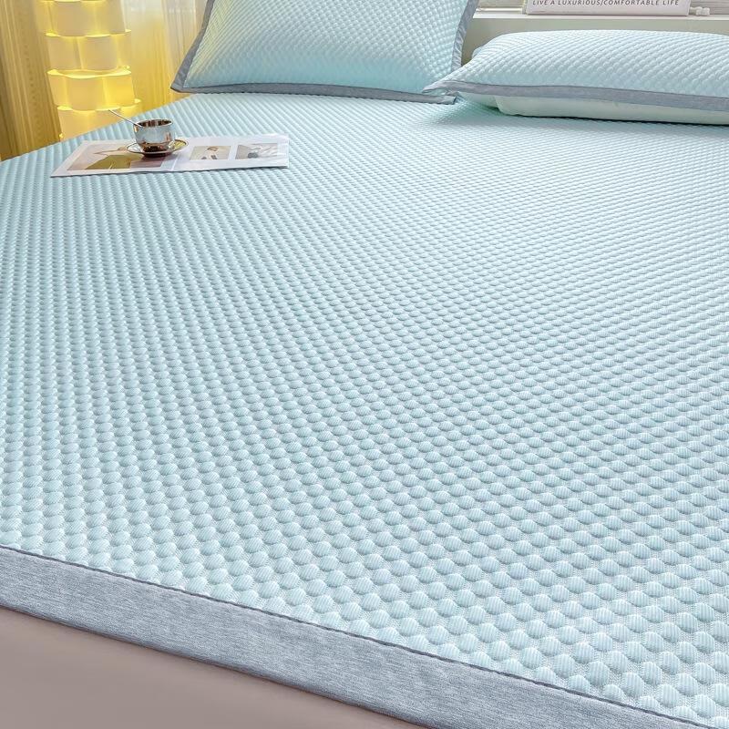 JingJingRS Summer Ice Silk Fitted Cooling Mat Set