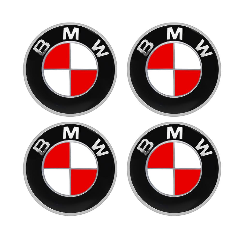 

4Pcs 56/60/63/68mm Auto Wheel Center Hub Cover Car Hub Caps Sticker For BMW M M3 M5 M4 F10 F30 F20 E28 E36 Performance X1 X2 X5 56MM Sticker