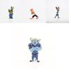 Figurine Mini Păpuși Zootopia Vibrante 12 buc Prezentând Judy Hopps Și Nick Wilde Pentru Copii