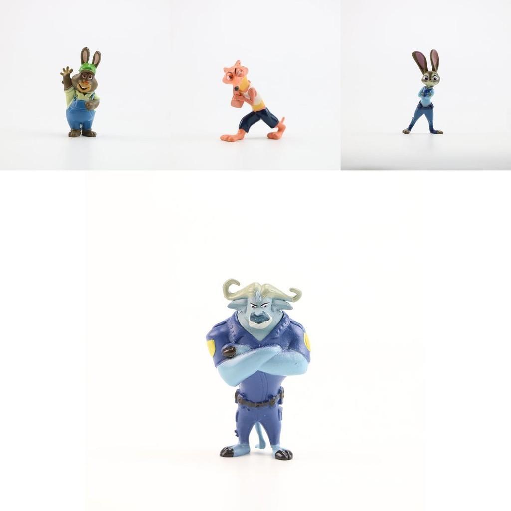 Figurine Mini Păpuși Zootopia Vibrante 12 buc Prezentând Judy Hopps Și Nick Wilde Pentru Copii