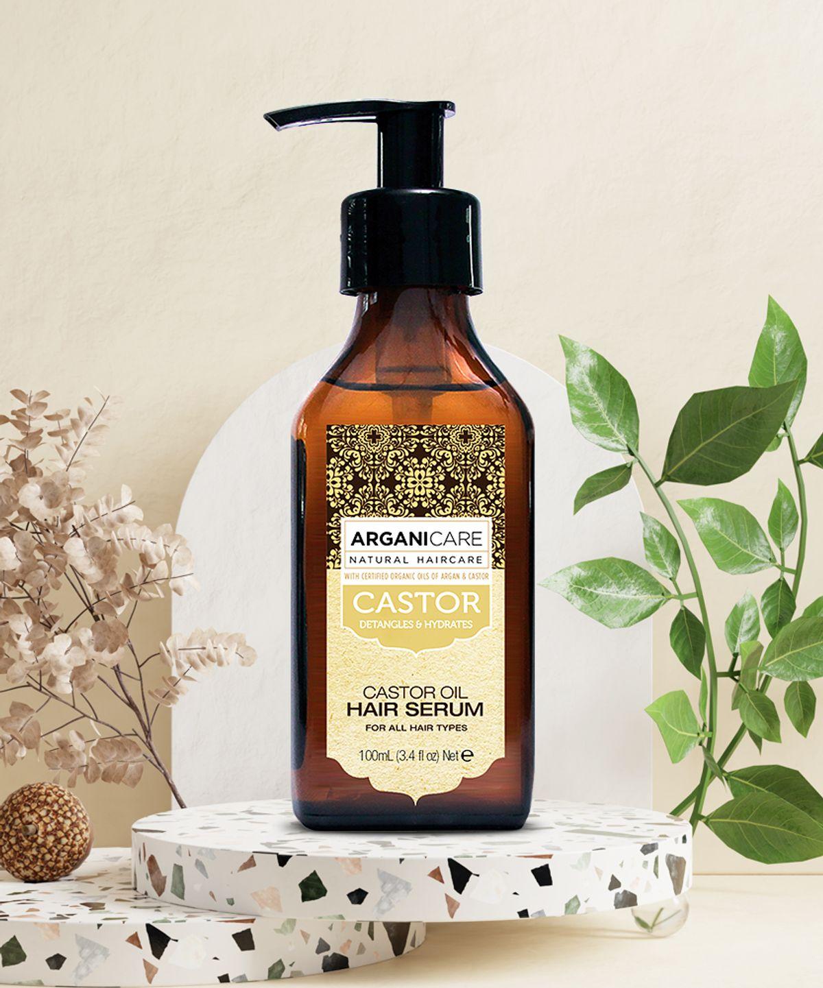 Castor & Argan Oil Hair Strengthening Hair Oil Serum 100ml