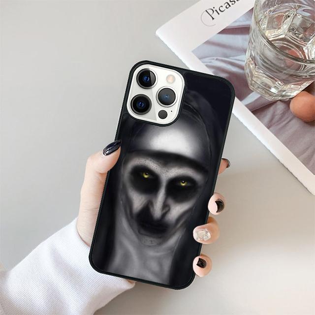 Horror Nunn Scary Phone Case Cover For iPhone 17 Air 15 16 14 13 12 Pro Max 11 Pro Max Plus Coque Shell