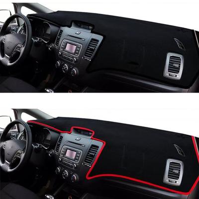 Estilo de Coche Para KIA Forte Cerato K3 Vivaro 2013-2015 2016 2017 2018 Cubierta del Salpicadero Alfombrilla para Salpicadero Parasol Protege Alfombra Anti-UV