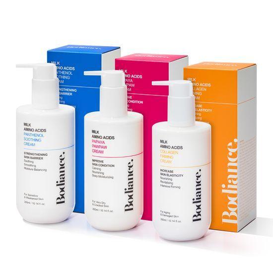 Bodiance Milk Amino Acid High Moisture, Low-Irritation Body Cream 300ml (Choose 1 of 4 types) (Pore/Exfoliation/Elasticity/Soothing)