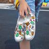 Fashion Summer Sandals for Women Fashion Couple Graffiti Casual Flat Sport Sandalias Outdoor Beach Non-slip Breathable Shoes 2025