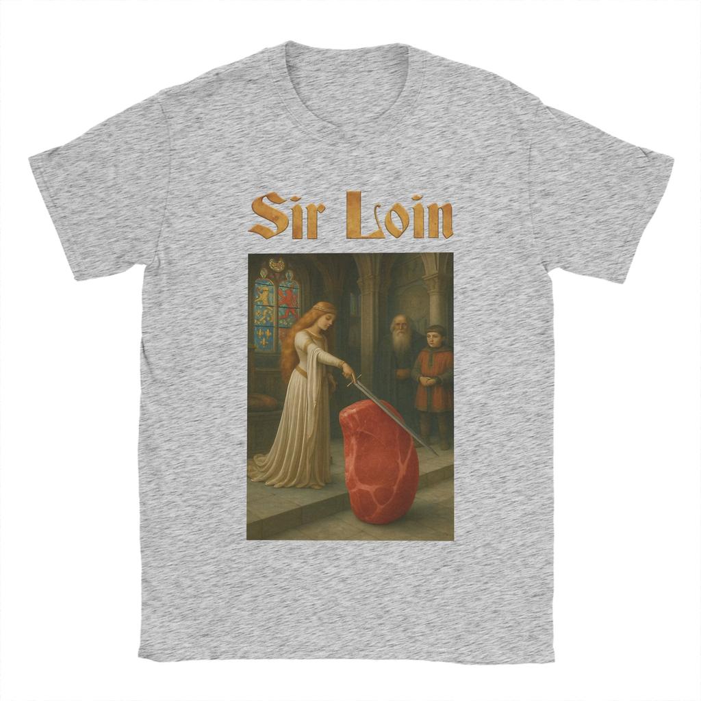 Sir Loin TShirt Summer Fashion T Shirts Couple 100 Cotton Comfortable Oversize Top Tees Short Sleeve Y2K Fun Tshirt