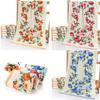 Soft Peony Flower Printing Towels Quick Dry Bathroom Towels Facecloth Home Textile Hotel Supplies