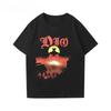 DIO Band Related Shortsleeved Tshirts for Both Men and Women Featuring Summer Metal Rock and European Style Tops