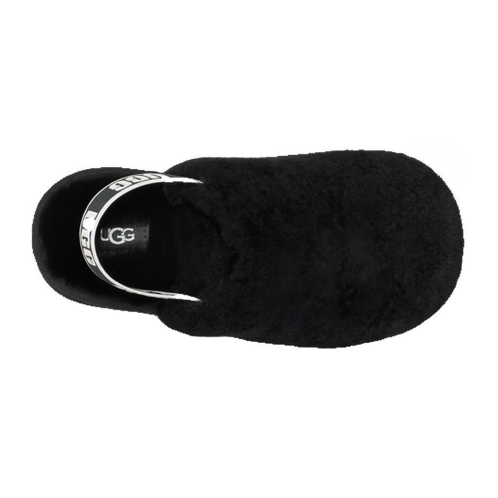 (PS) UGG Fluff Yeah Clog Slipper 'Black' Kids' 1123633K-BLK