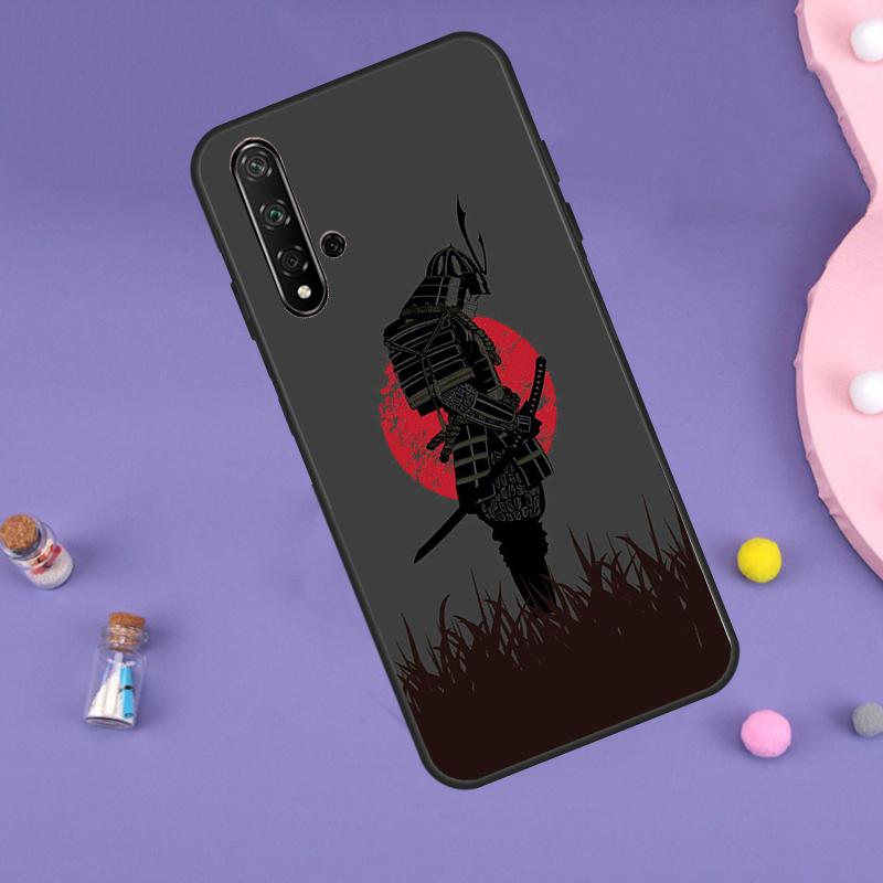 Japanese Samurai Warrior For Huawei Nova 7i 8i 11i 12i 12s 9 10 SE Y60 Y61 Y70 Y72 Y73 Y90 Y91 P20 P40 P30 Lite Case