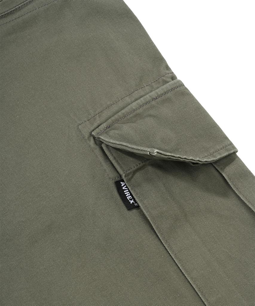 Abilegseu Basic Washed Chino Cargo Pants / 7832910002 Olive