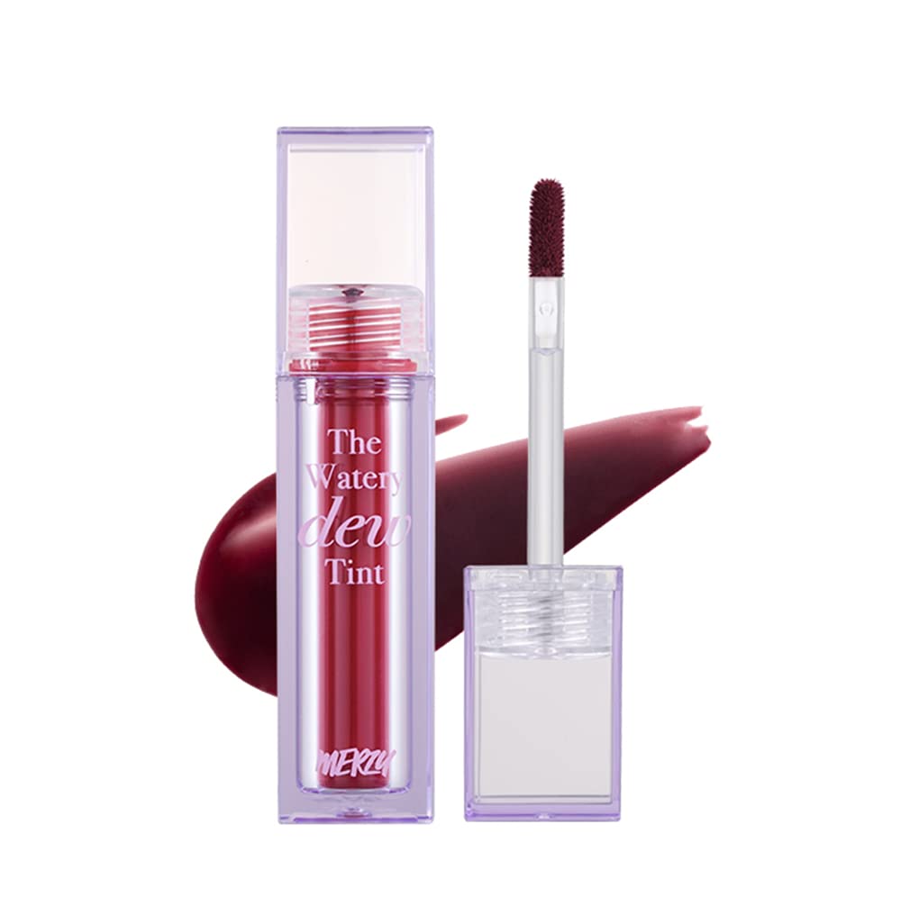 

MERZY The Watery Dew Tint Lip Watery Korean Korean Lip Rich 2, Tint, Tint, Cosmetics, Cosmetics, (WD10. Burgundy)