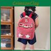 Adorable Red Cat Themed Kids Backpack Stylish Large Capacity Preschool Backpack For Girls