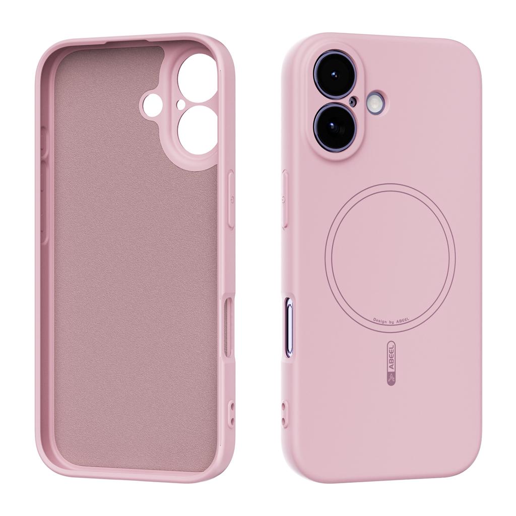 ABEEL For iPhone 17 Case Compatible with MagSafe Skin Touch Liquid Silicone Phone Back Cover