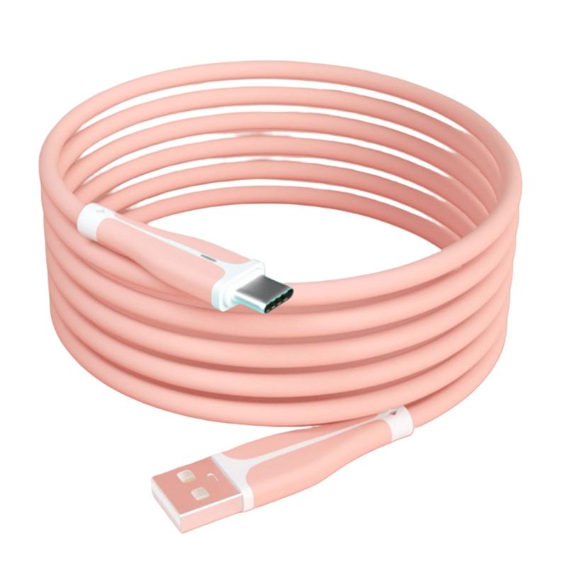 

Liquid Silicone 3A USB to Type-C Data Cable Fast Charging Type-C Chargers Cord Data Line for P50E Mate 40E Pro