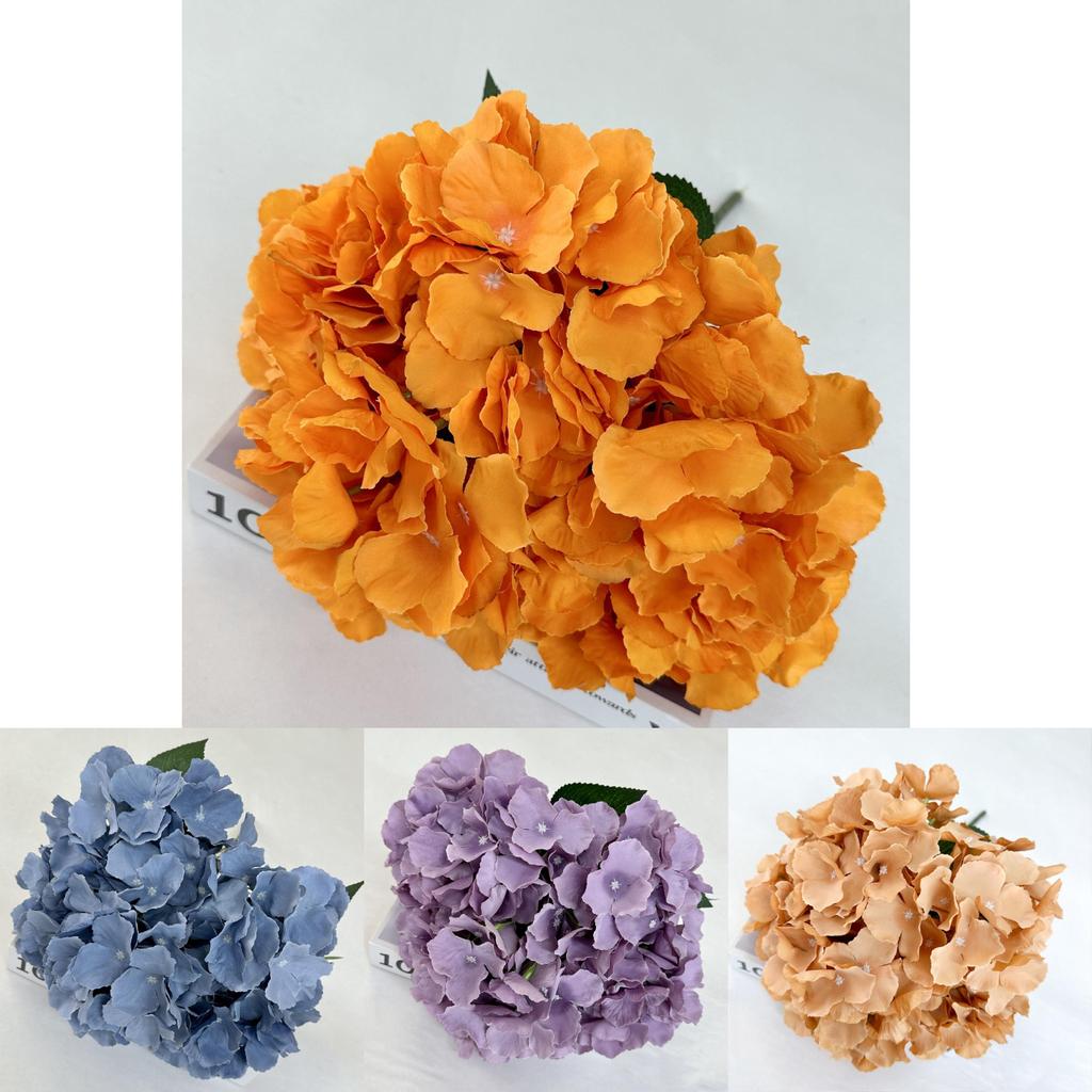 Classic Silk Flower Handheld Bouquet With Large Petals For Festive Decor And Photography