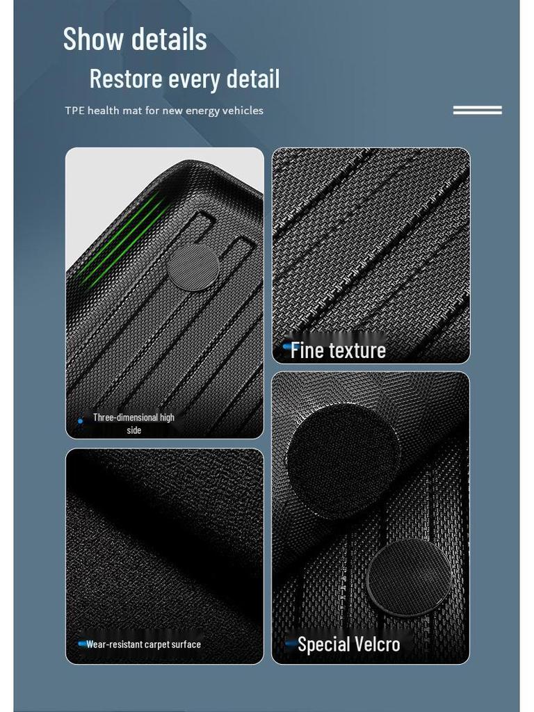 2023 Wuling Bingo Eco-Friendly Car TPE Trunk Floor Mats