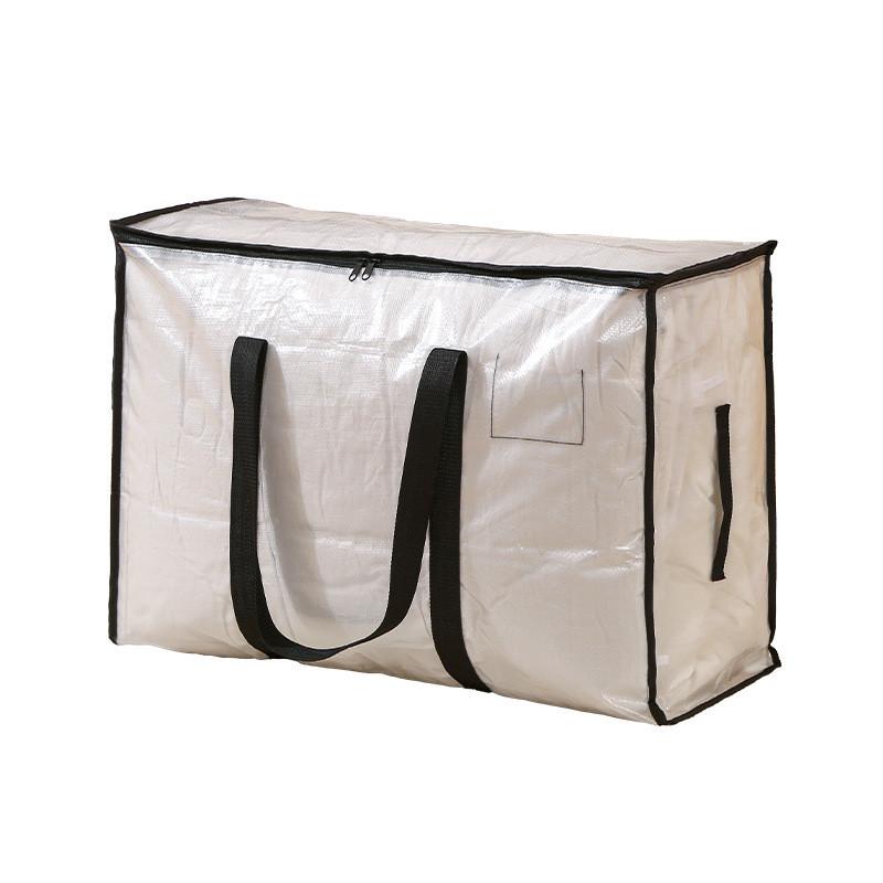 Modern Minimalist Pp Quilt Storage Bag With Multiuse Organizer For Home And Travel