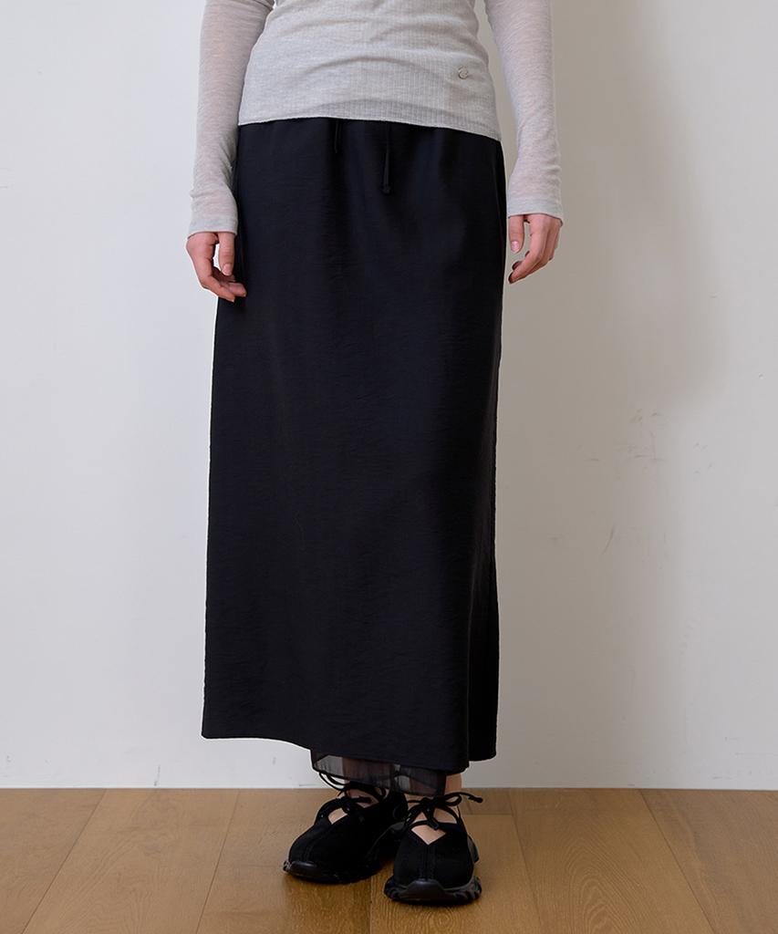 Laminez Sheer Layered Skirt - Black