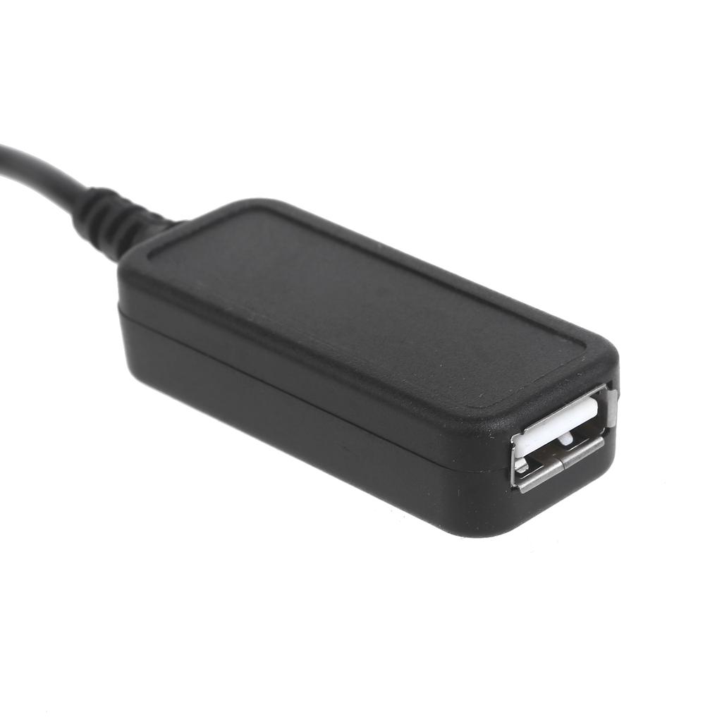 1 buc 5,5 x 2,1 mm la USB tip A adaptor conector mamă cablu de alimentare de 5 V