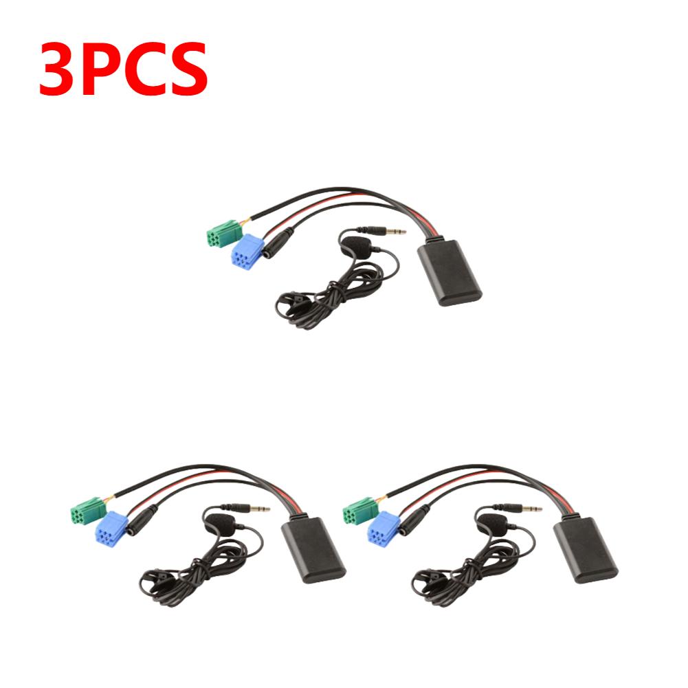 Car Bluetooth-Compatible 5.0 Aux Cable Microphone Handsfree Mobile Phone Free Calling Adapter for Renault Megane Espace Kangoo