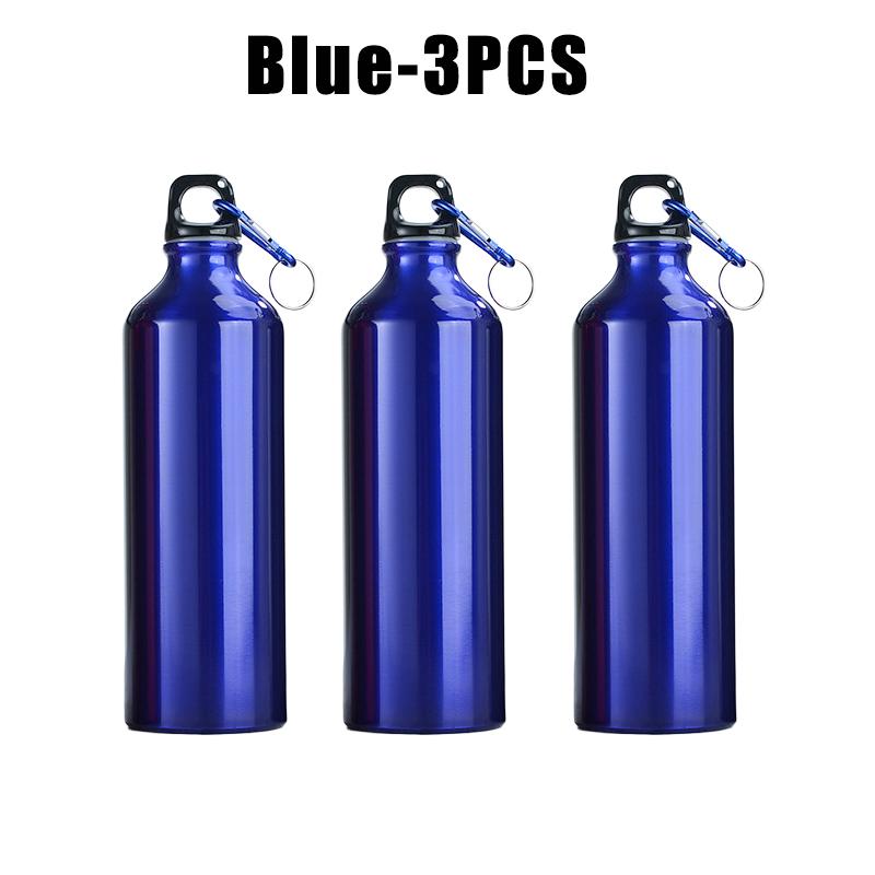 500ml750ml Aluminum Gym Water Bottle Large Capacity Gradient Design Outdoor Sports Flask Eco Friendly Gift Set