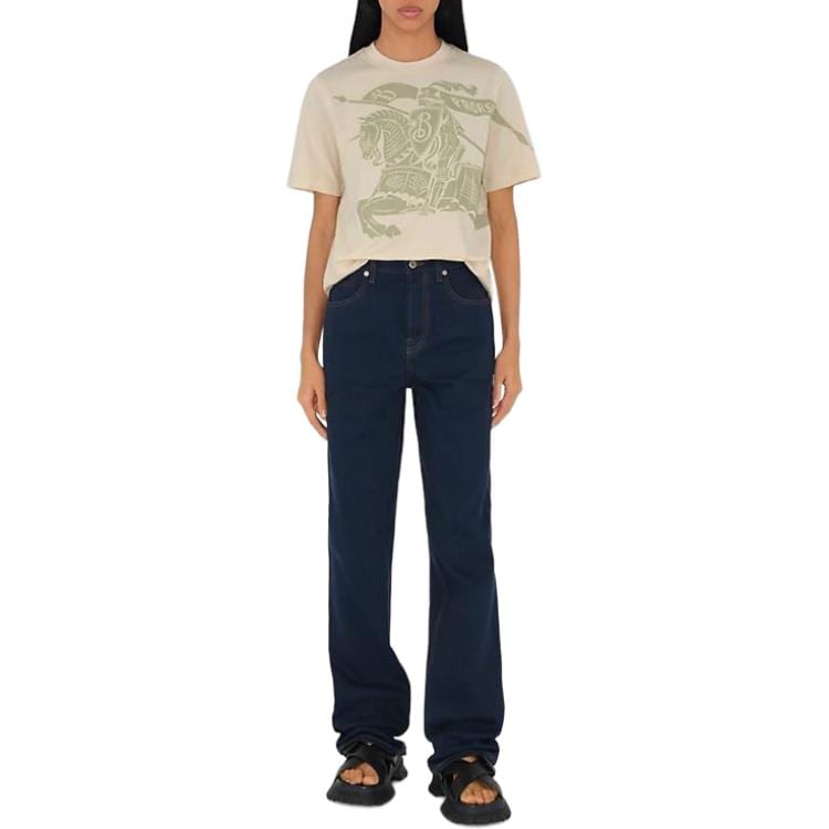 Burberry Ekd Printed Crewneck T Shirt 80907881