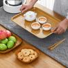 Snack Plate Durable Wood Serving Kitchen Square Plate Fruit Dessert Cake Snack Candy Kitchen Accessories Wooden Bowl Snack Plate