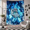 Real Sociedad FC Wandteppich Heimdekoration Wandbehang Tuch für Schlafzimmer Wohnzimmer Hintergrund