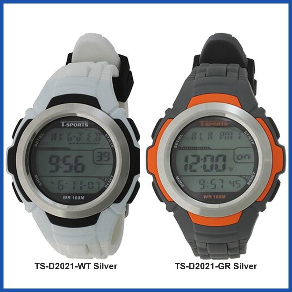 CREPHA TS-D2021 Men's Digital Wrist Watch - White / Gray TS-D2021-WT TS-D2021-GR Gift Casual Business Sports Student