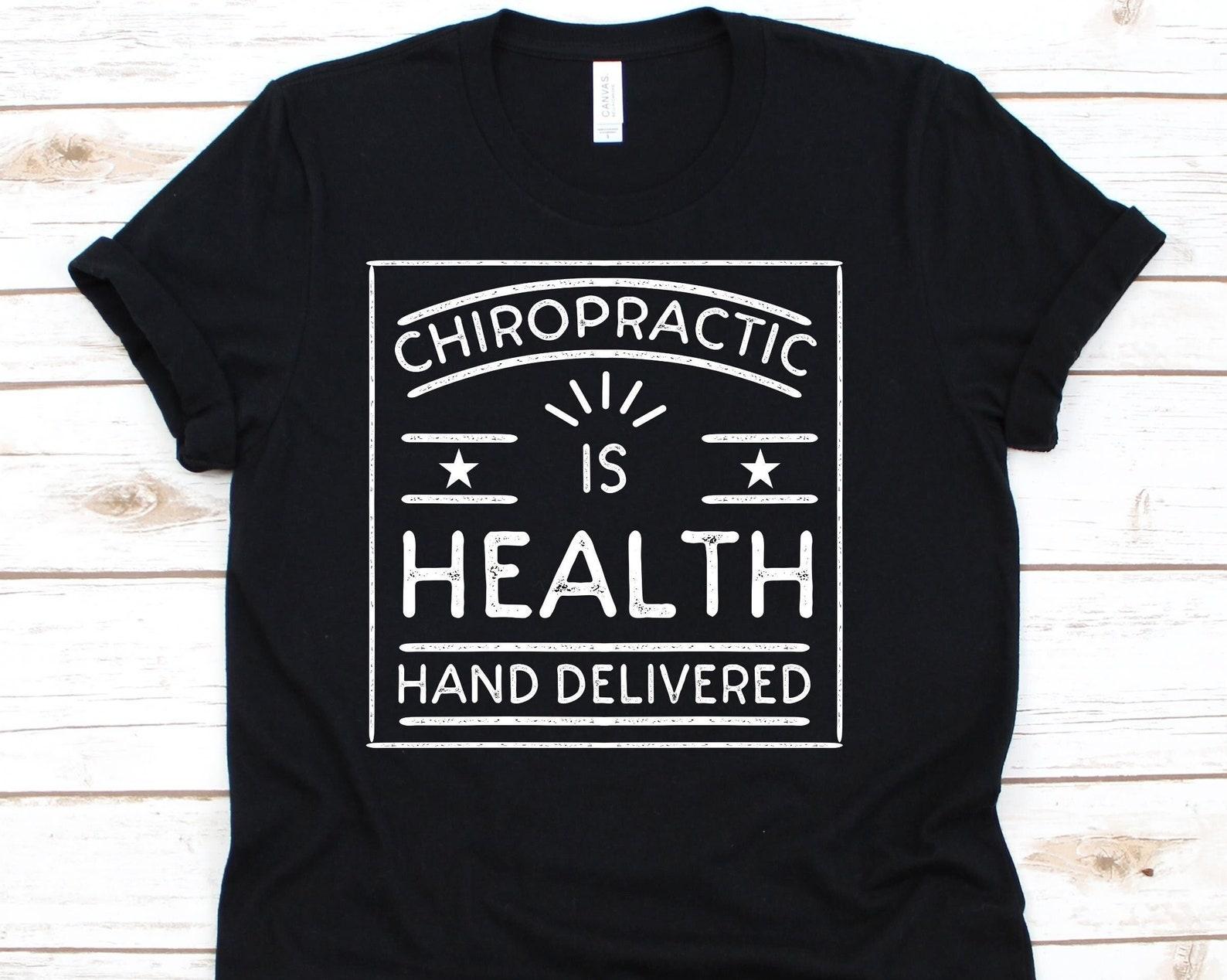 Chiropractic Is Health Hand Delivered Shirt, Chiropractor Shirt For Men And Women, Spine Therapy Shirt, Chiro T-shirt Chiropractic Awareness 3XL