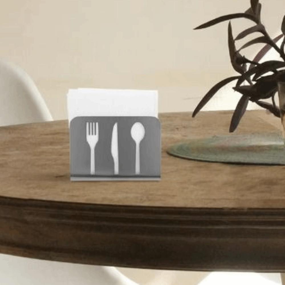 Rustproof Napkin Container Stainless Steel Napkin Storage Rack Modern Tissue Dispenser Hotel Use